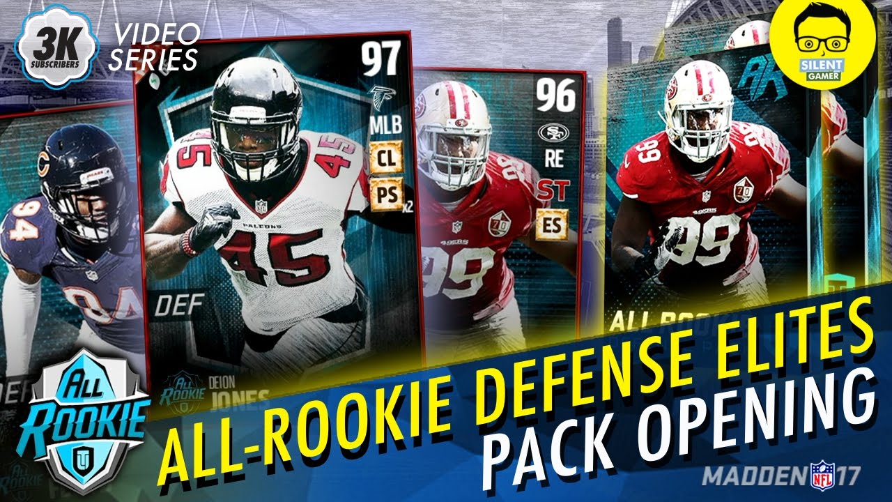 All-Rookie Defensive Promo Pack Opening - 97 OVR Deion Jones Defense Master - 