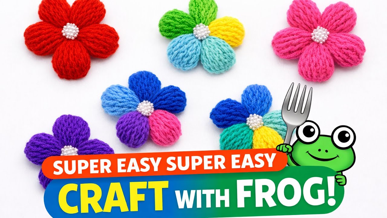 Super easy craft with frog@Anitascrochet379 