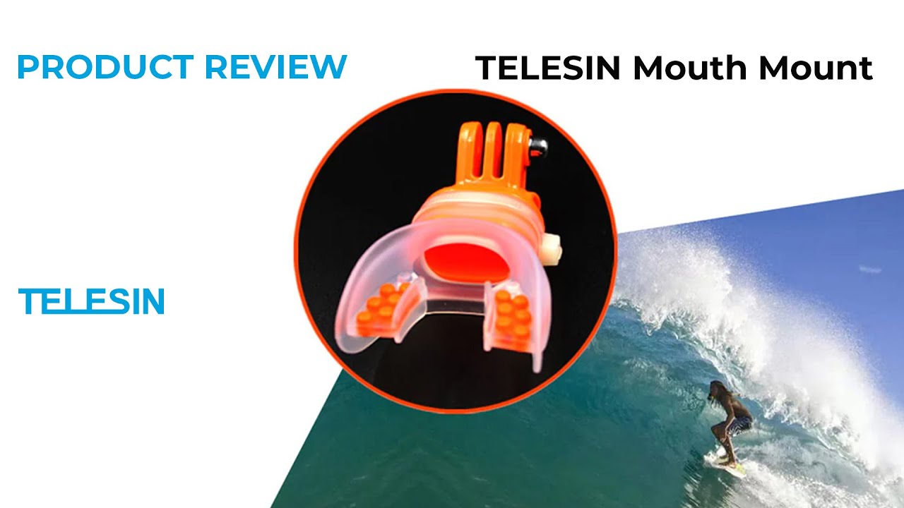 TELESIN Mouth Mount Product Review & Test for Insta360NoseMode