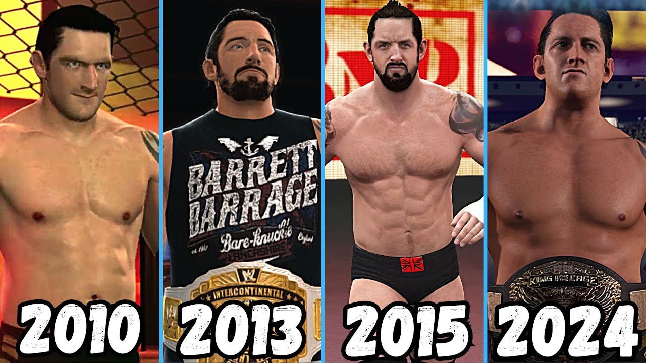 Evolution of Wade Barrett Entrance 2010-2024 - WWE Games