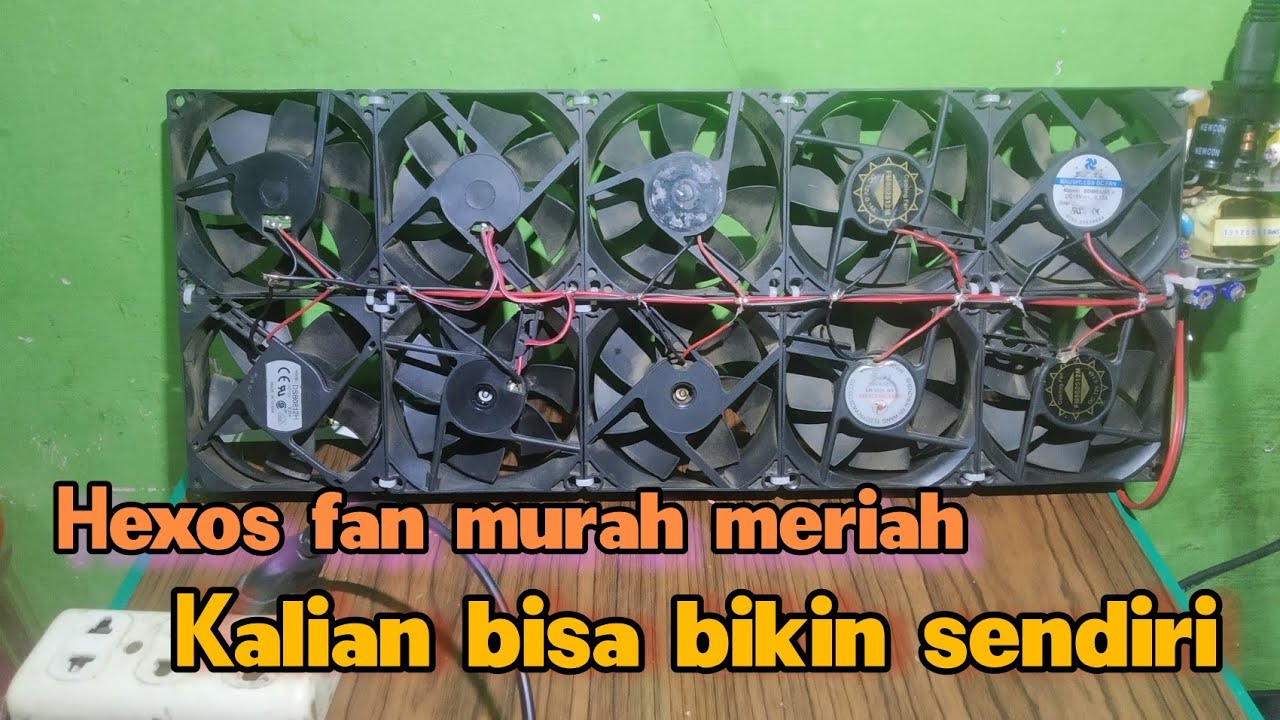 Tutorial membuat hexos dari kipas bekas cpu