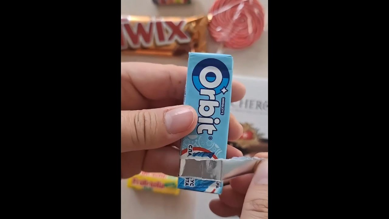 Unboxing Orbit gum ASMR  