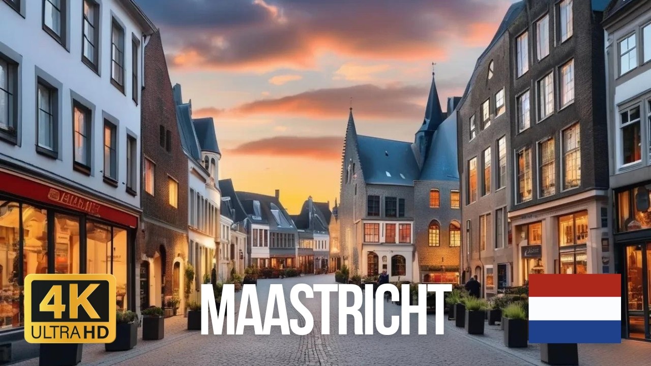 Maastricht driving tour 4k, Netherlands | Maastricht 4k 2024 ( with captions)