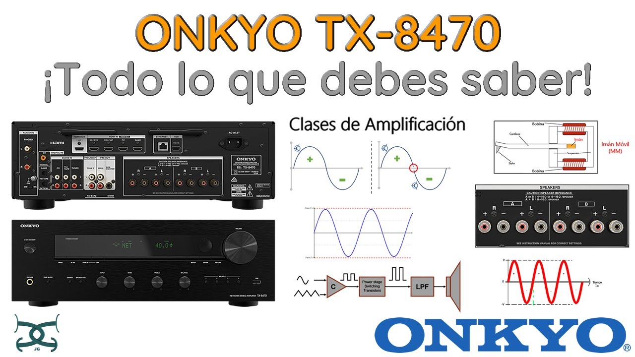 Webinar Público ONKYO TX-8470. Stereo Receiver ONKYO