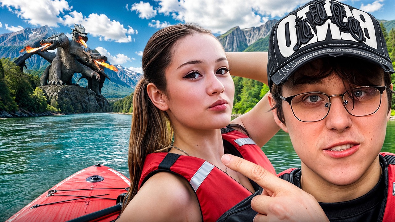 ПОКОРИЛИ КУДЫКИНУ ГОРУ С ДАНОЙ⛰️| ЭКСТРЕМАЛЬНЫЙ ЗАПЛЫВ ПО РЕКЕ!
