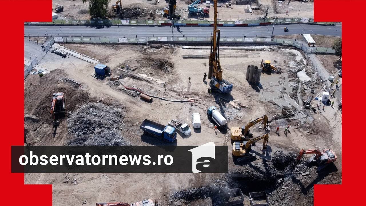 Se schimbă lucrul la planşeul Unirii, după ce săpăturile au provocat vibraţii până la metrou