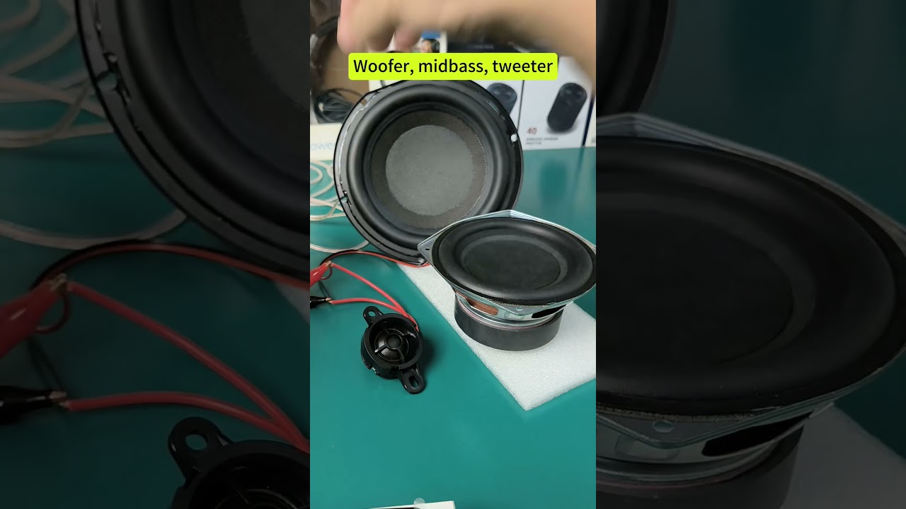 Sound DIY, woofer, midbass, tweeter