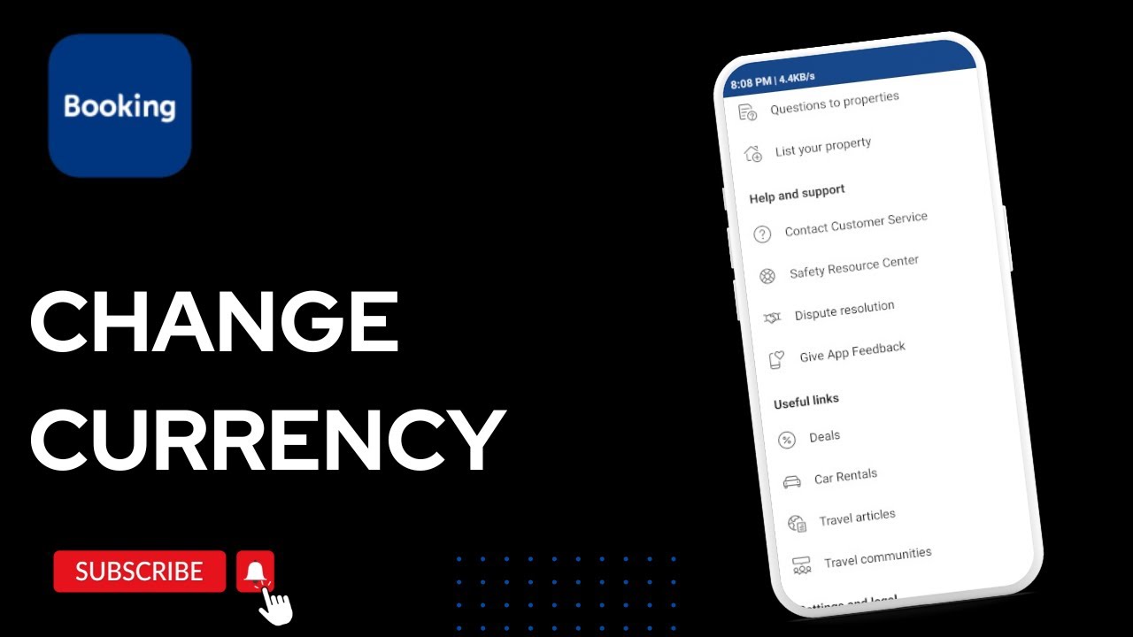 How to Change Currency on Booking.com