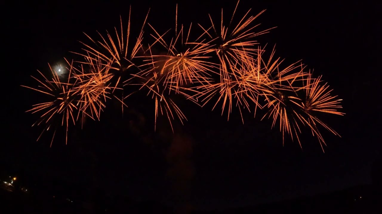 Amazing 4K FIREWORKS Show-Lake Lucerne 2025