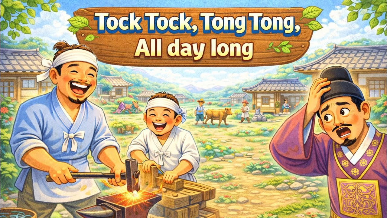 Class 5 English | Tock, Tock, Tong, Tong – All Day long #Animated Story                   Reading 📖🎬