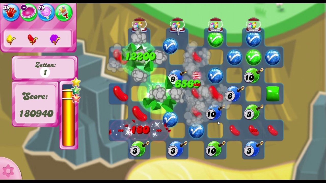 Candy Crush Saga Level 2595 - No boosters