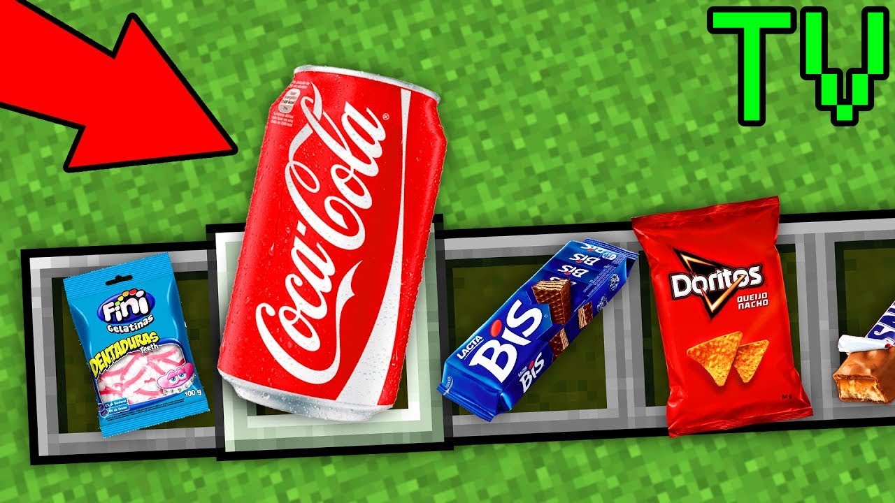 Comidas da VIDA REAL no Minecraft!