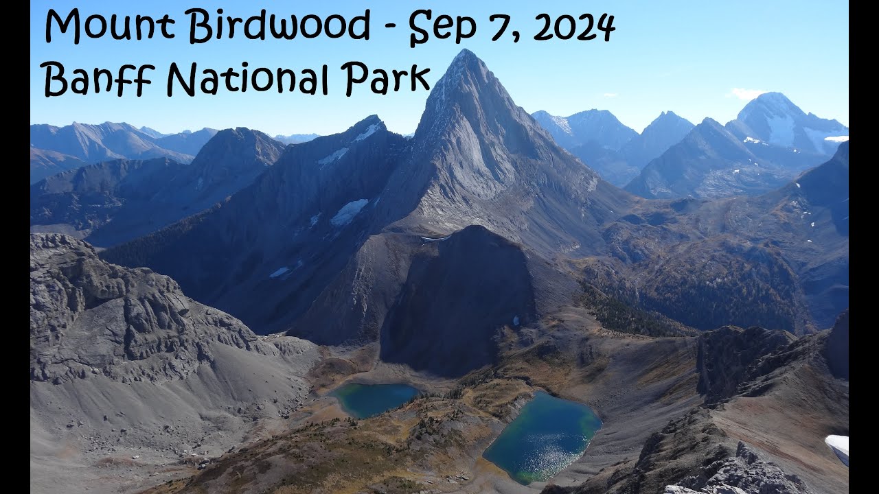 Mount Birdwood (NW ascent route) - Sep 7, 2024 - Banff National Park, Alberta