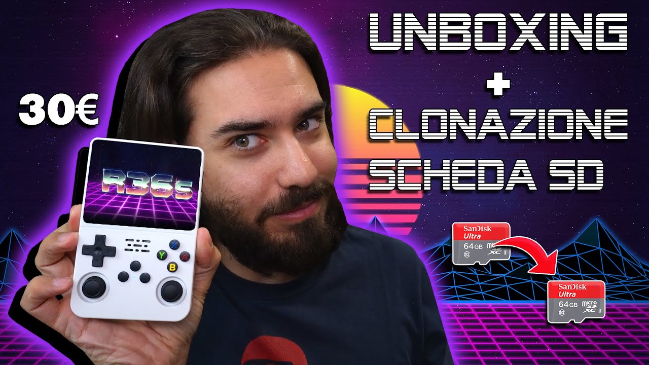 Una Console Portatile RETRÒ a 30€ | R36S [UNBOXING + CLONAZIONE SD]