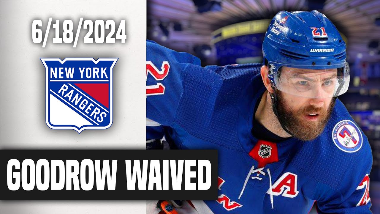 The New York Rangers Place Barclay Goodrow On Waivers! My Thoughts & Opinions!