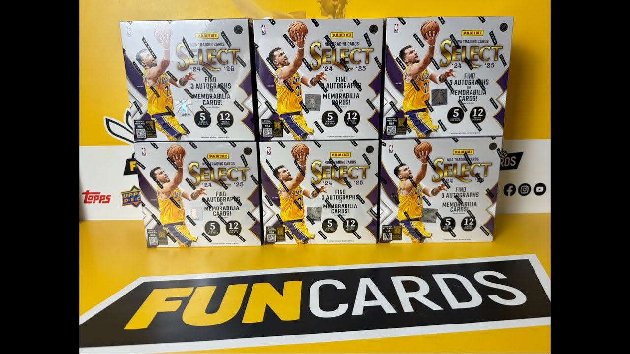 FUNCARDS BREAKS #717 PYP 12x 2024-25 Select Hobby Box ( Full Case )