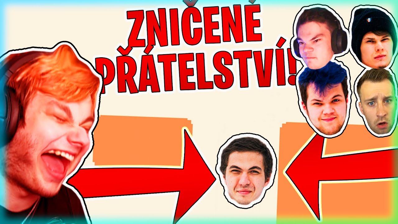 ZNIČENÉ PŘÁTELSTVÍ KVŮLI HŘE!!! | PICO PARK | Morry&@marwex99&@Cuky2222&@BowTeaG&@Kellwiin&Faster