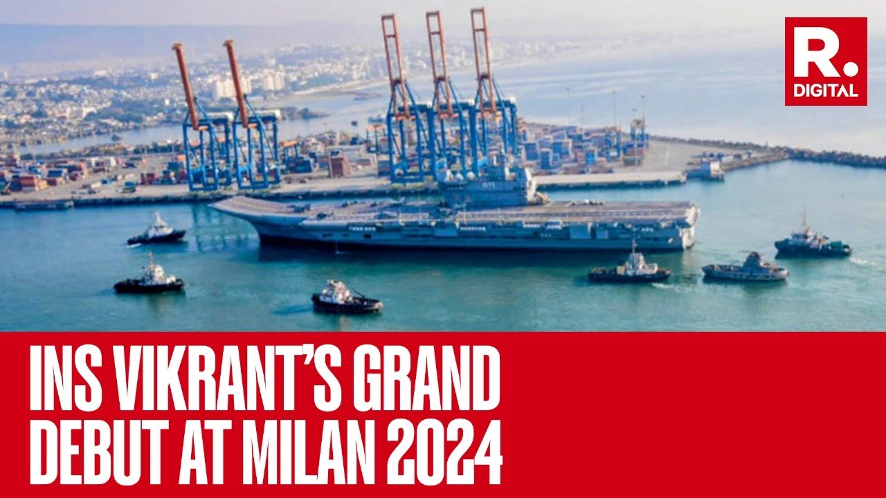 MILAN 204: INS Vikrant Makes Grand Debut, Take A Tour Of India's First Indigenous Aircraft Carrier