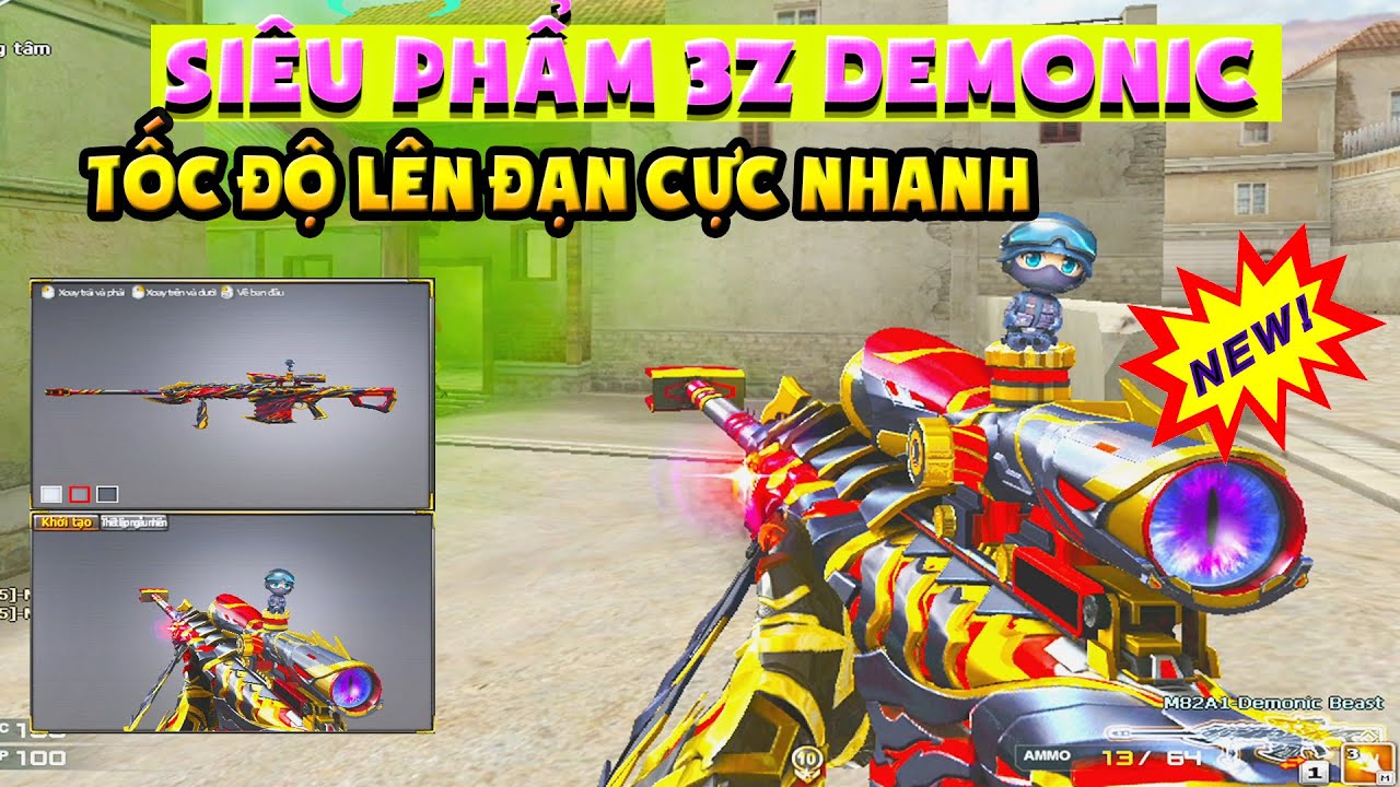 ► Bình luận Đột Kích - Trên tay siêu phẩm 3z Vip Demonic Beast - Tốc độ cực nhanh - Tú Lê