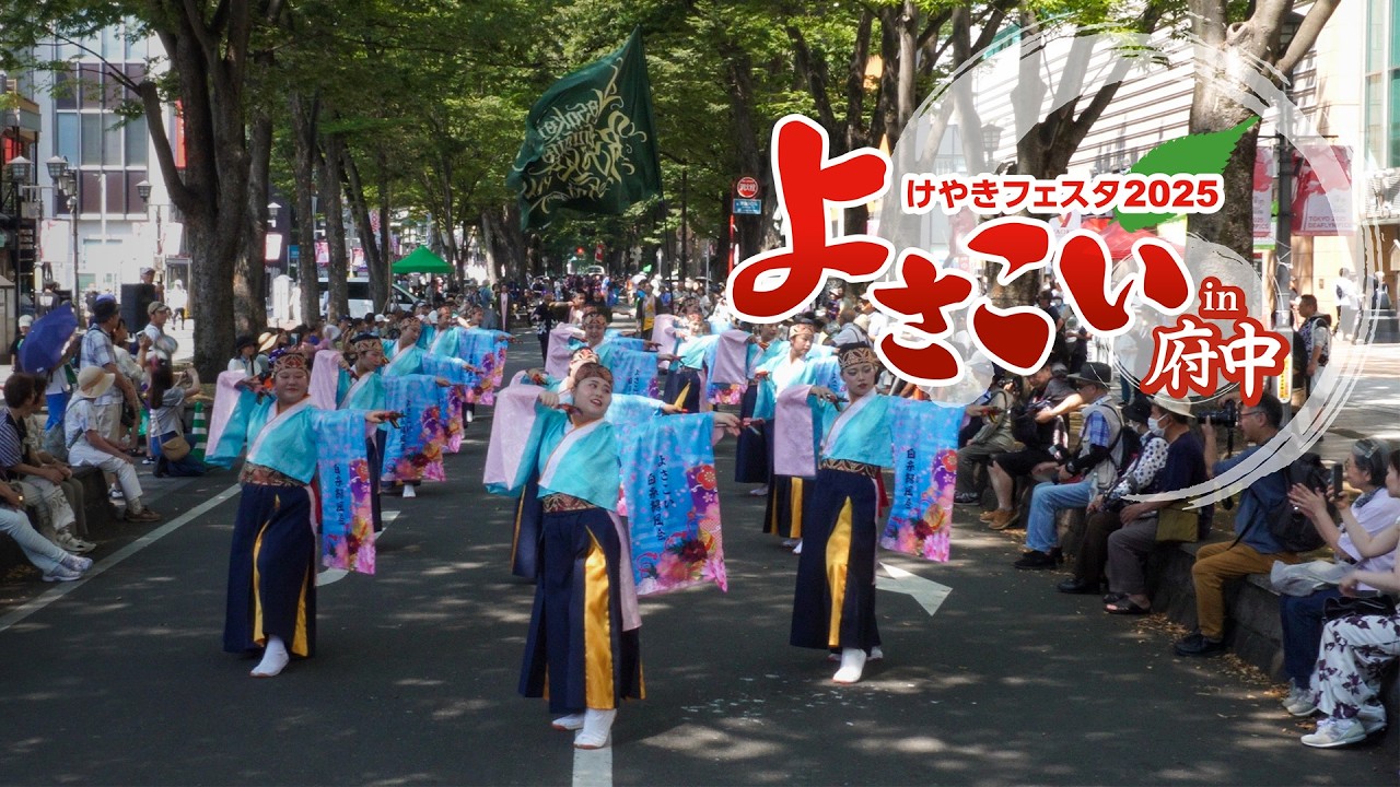 けやきフェスタ2025 よさこいin府中 ダイジェスト
