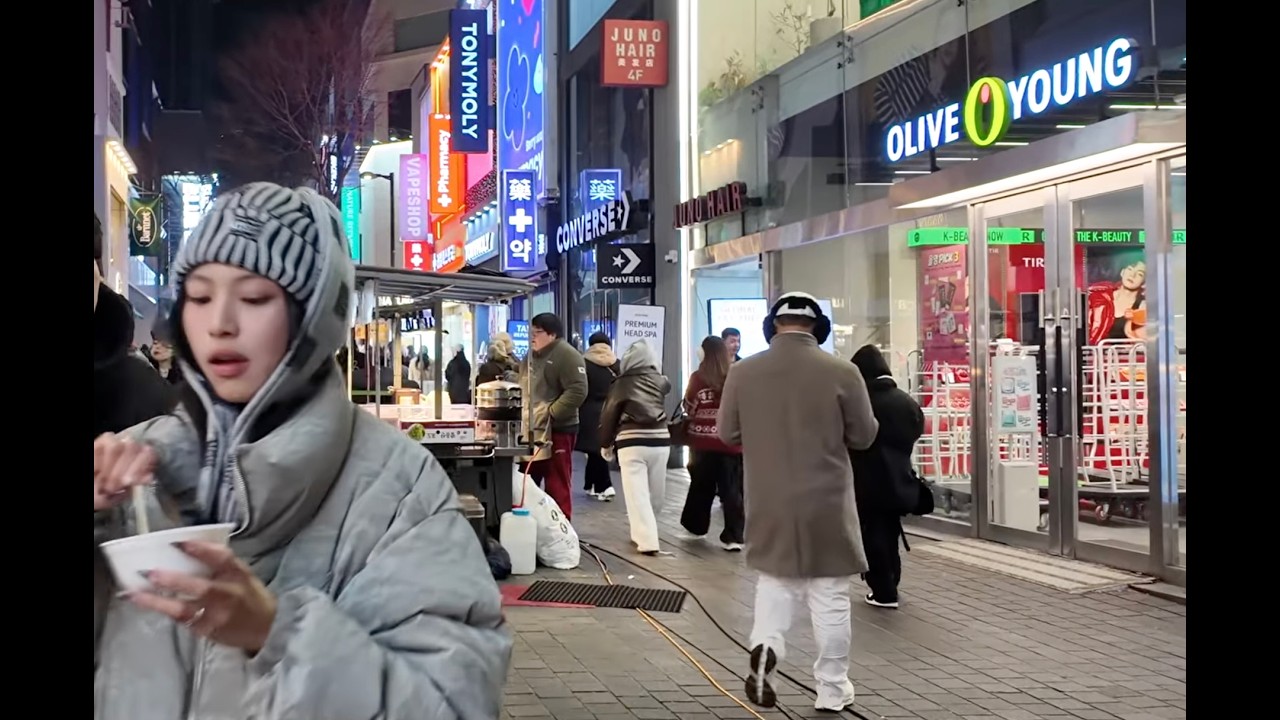 Night Walk City Center to Myeongdong