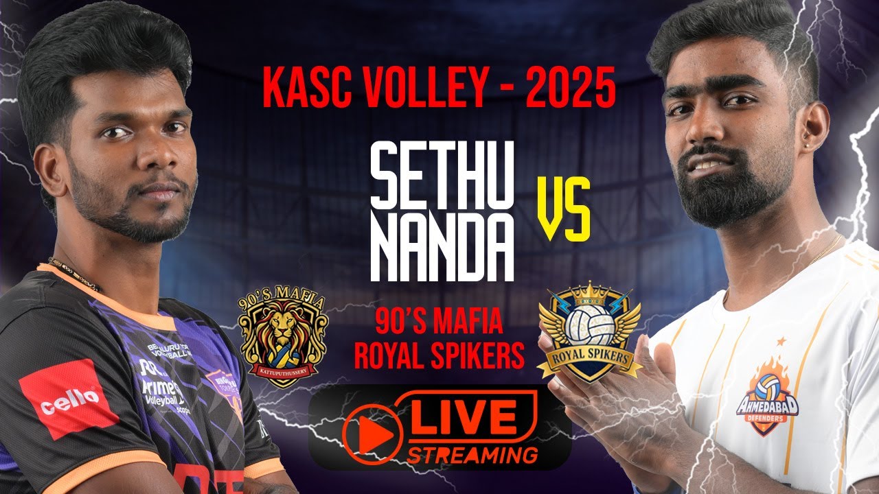 KASC VOLLEY 2025. DAY 2 , 90'S MAFIA VS ROYAL SPIKERS , LIVE FROM KATTUPUTHUSHERI.