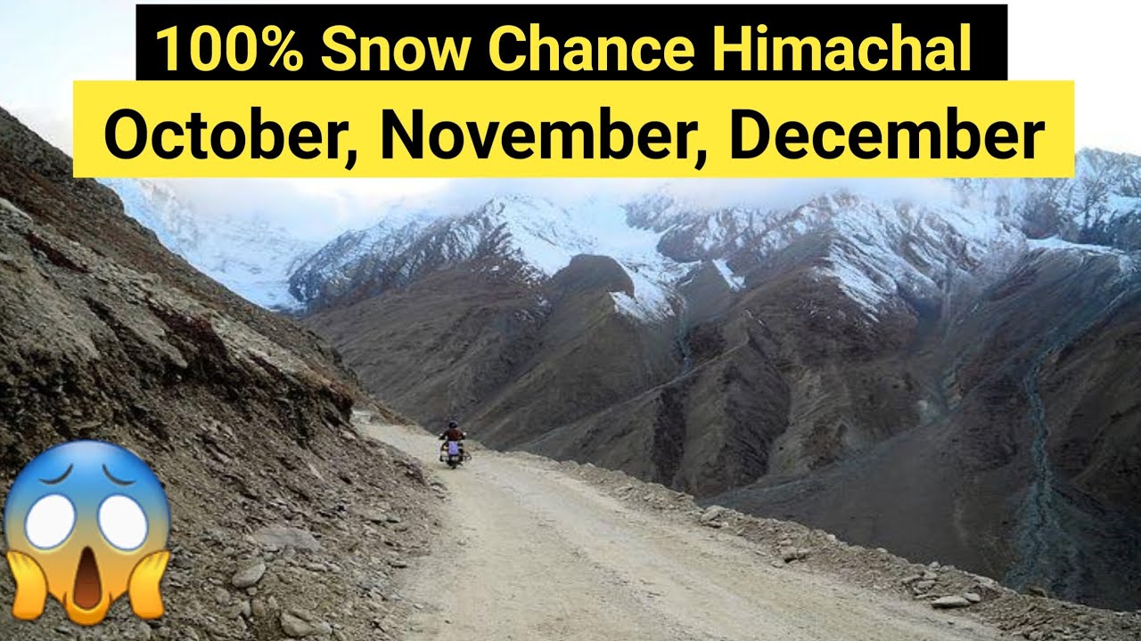 Snow In Himachal 100% October November December