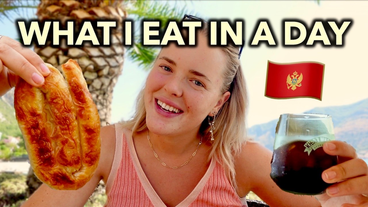 Alt jeg spiser på en dag i Montenegro🇲🇪