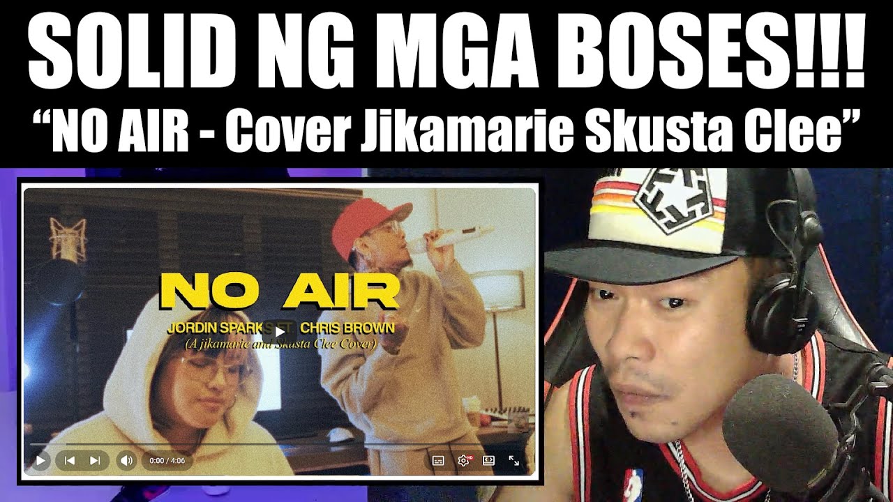 SOLID! | No Air - Jordin Sparks ft. Chris Brown (A jikamarie Cover ft. Skusta Clee) | REACTION VIDEO