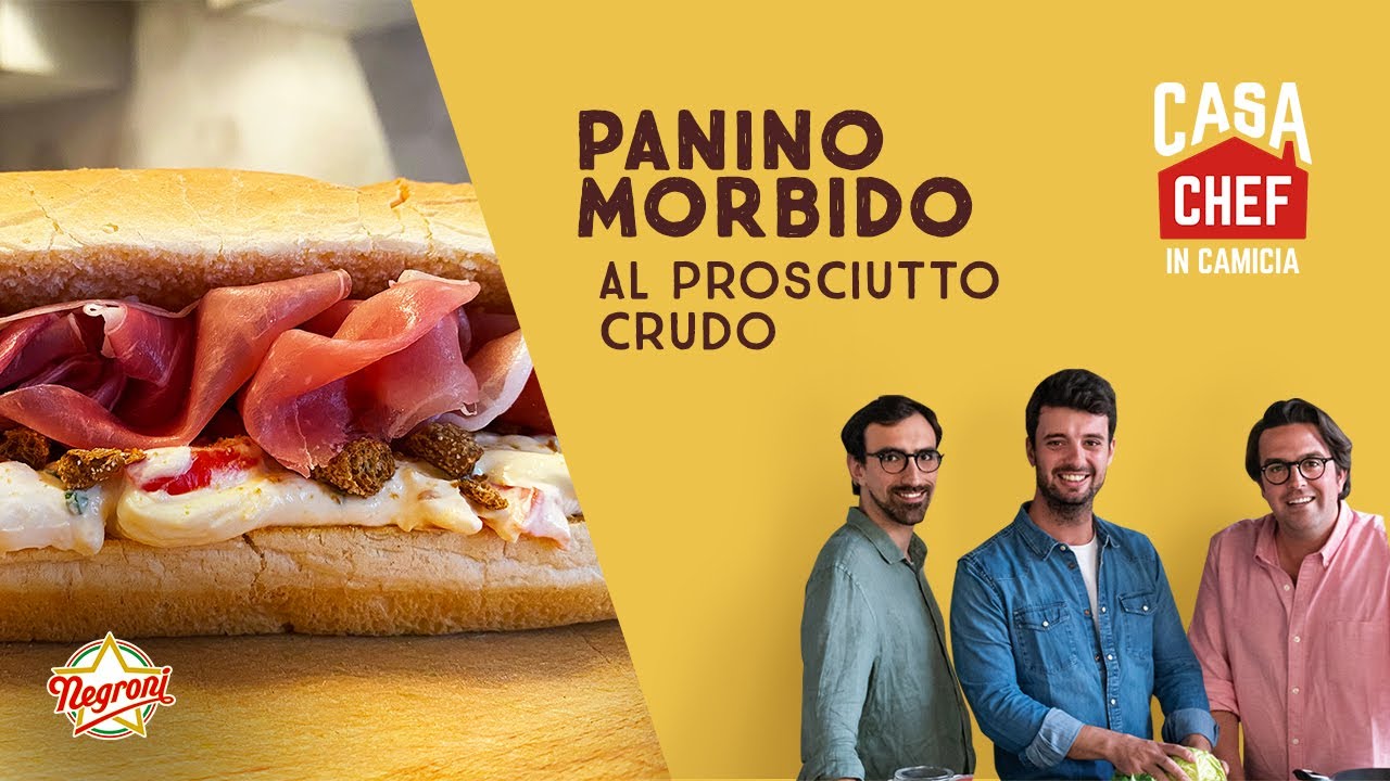 Panino al prosciutto crudo Stella con robiola e pomodorini - A Casa Chef in Camicia
