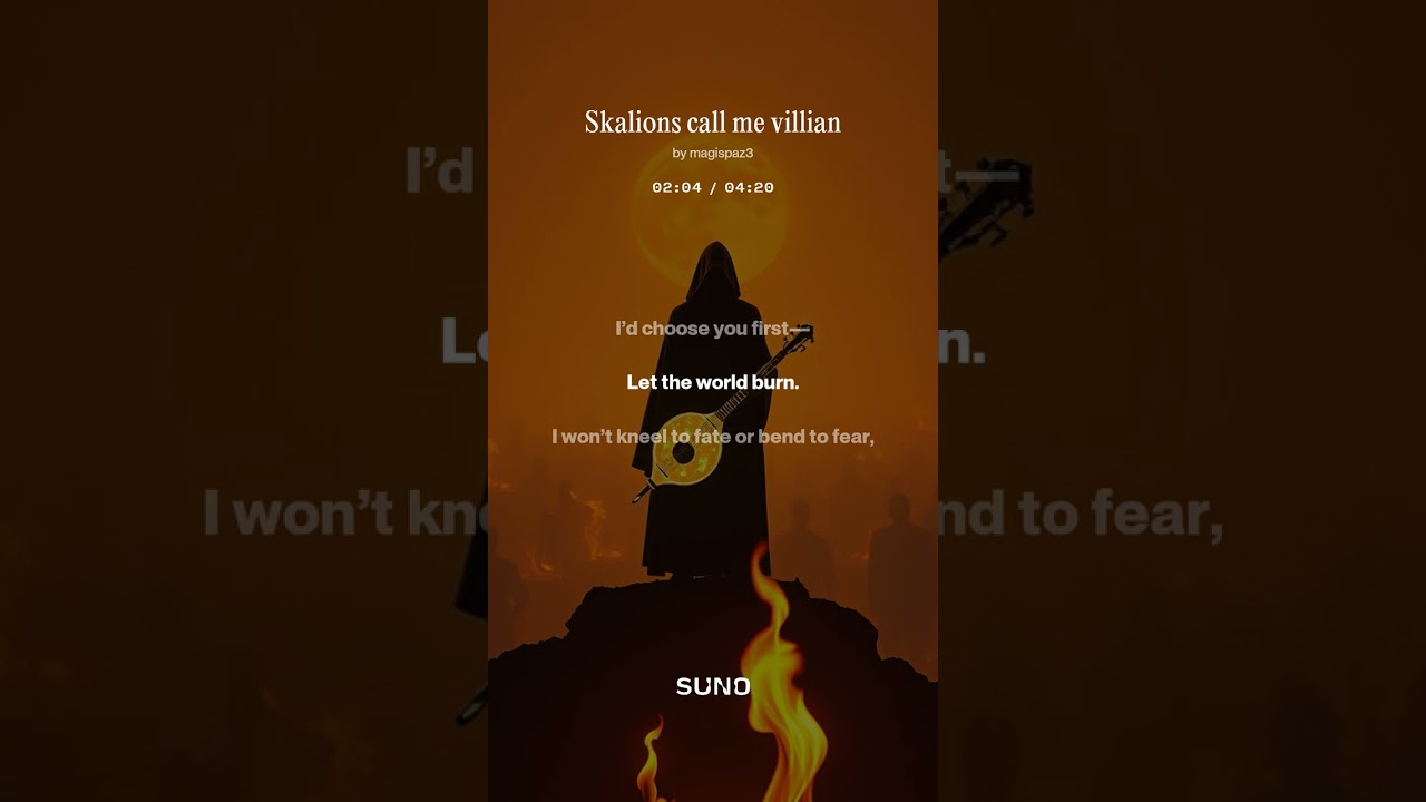 Skalions call me the villain 