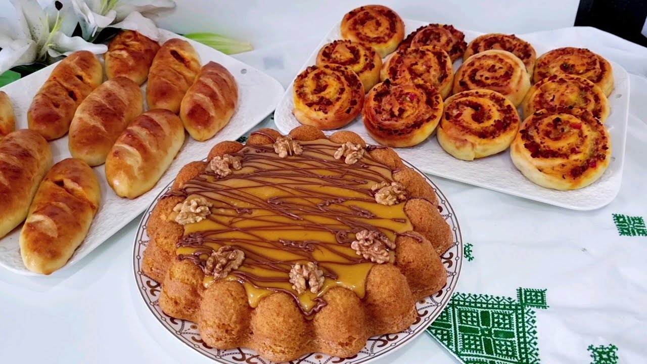 كيك مختلف بسيط ولذيذ عجبهم بزااف🥰حضرتو للكوتي مع مملحات بجوج حشوات مختلفة من عجينة واحدة خفاف وبنان😋