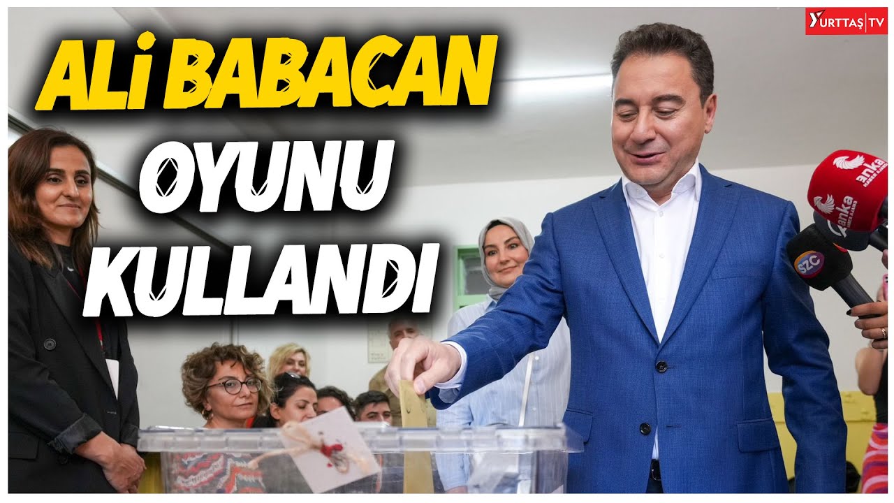 Ali Babacan ile eşi Zeynep Babacan birlikte oy kullandı