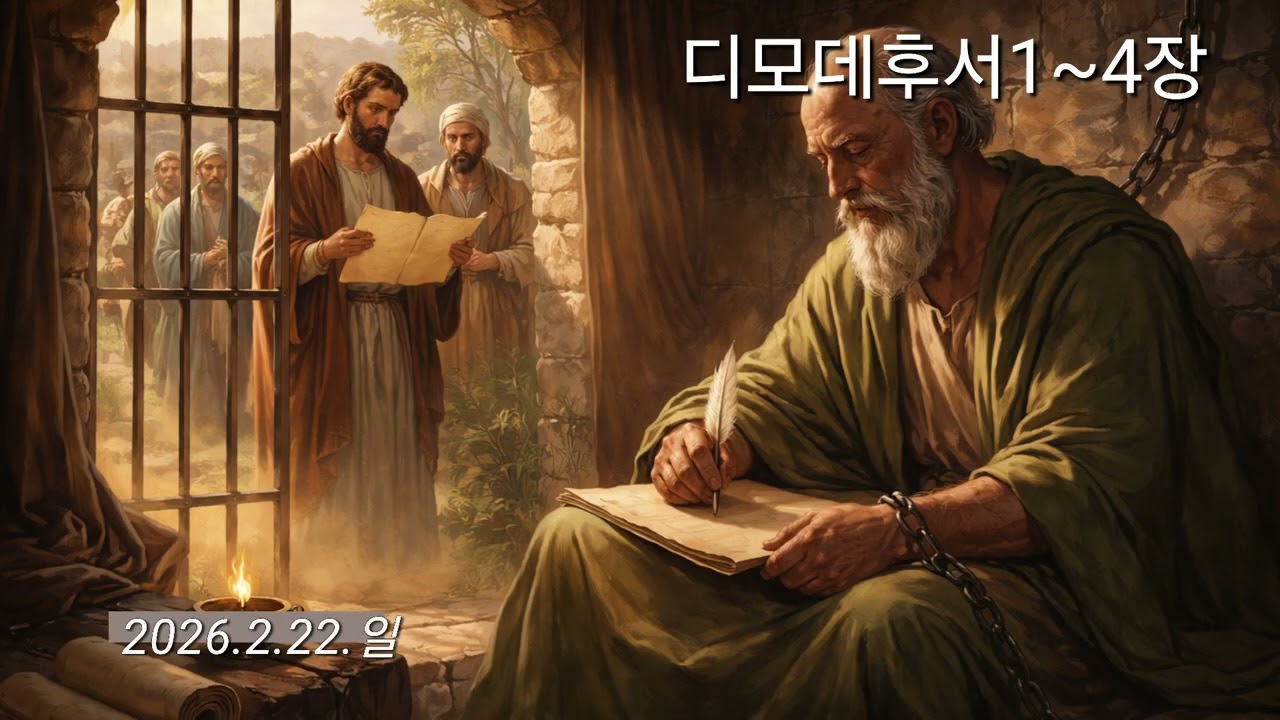디모데후서1~4장/거짓없는 믿음/그리스도의 좋은 병사/성경의 권위/바울의 유언