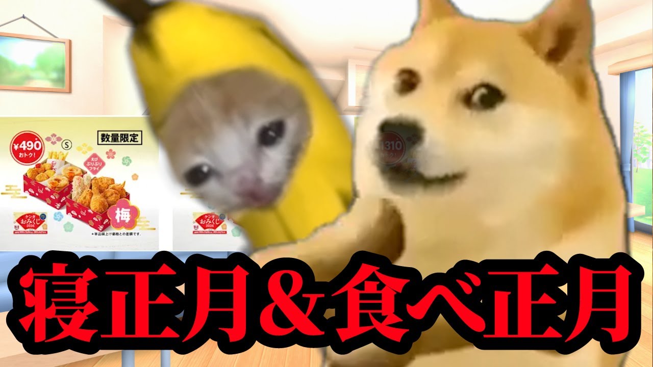 年末年始を食べて寝て過ごした我が家 #猫マニ #猫ミーム