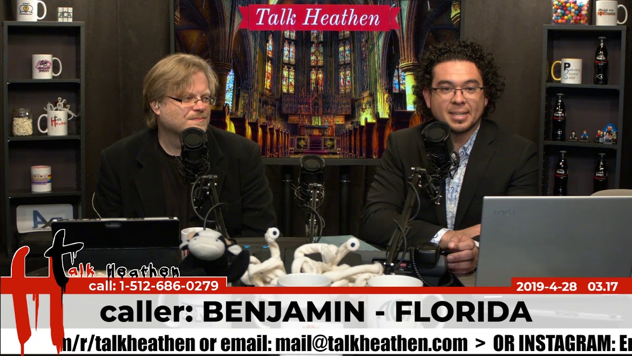 Best Evidence for Theism | Benjamin - Florida | Talk Heathen 03.17