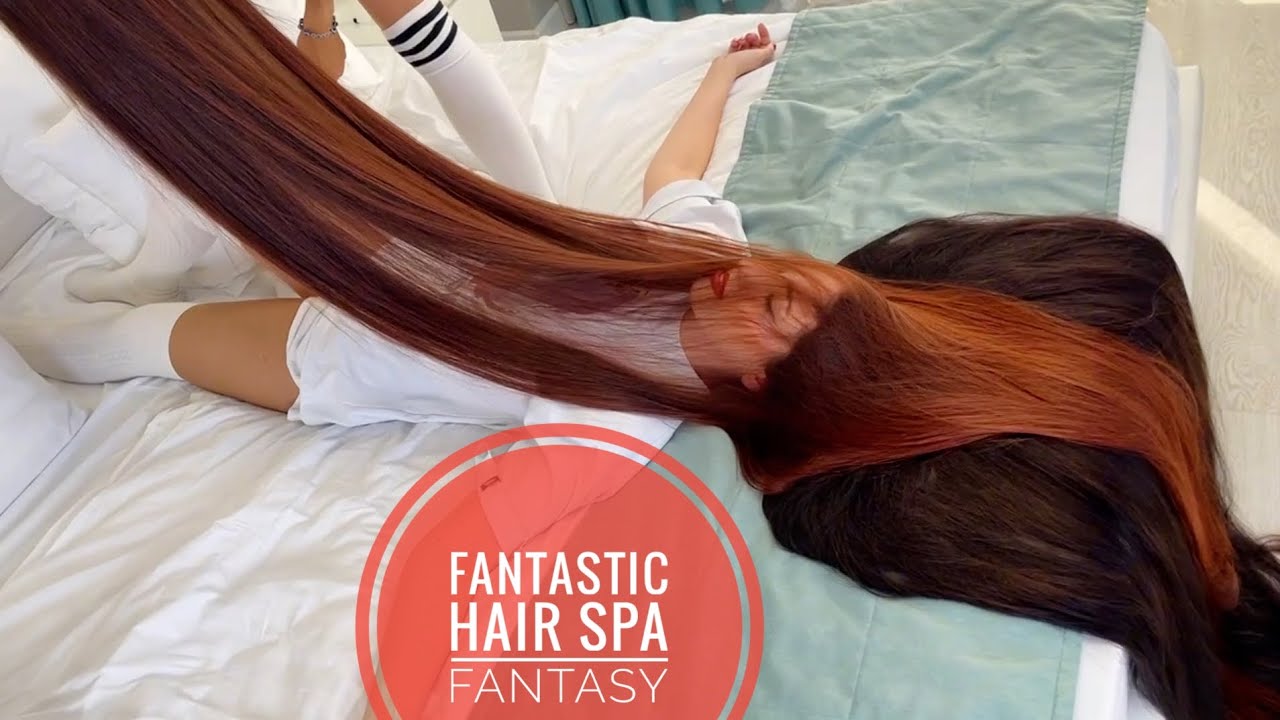 Tangled Whispers: Fantastic Hair Spa Fantasy (SELLFY & PATREON PREVIEW) #hair #longhair