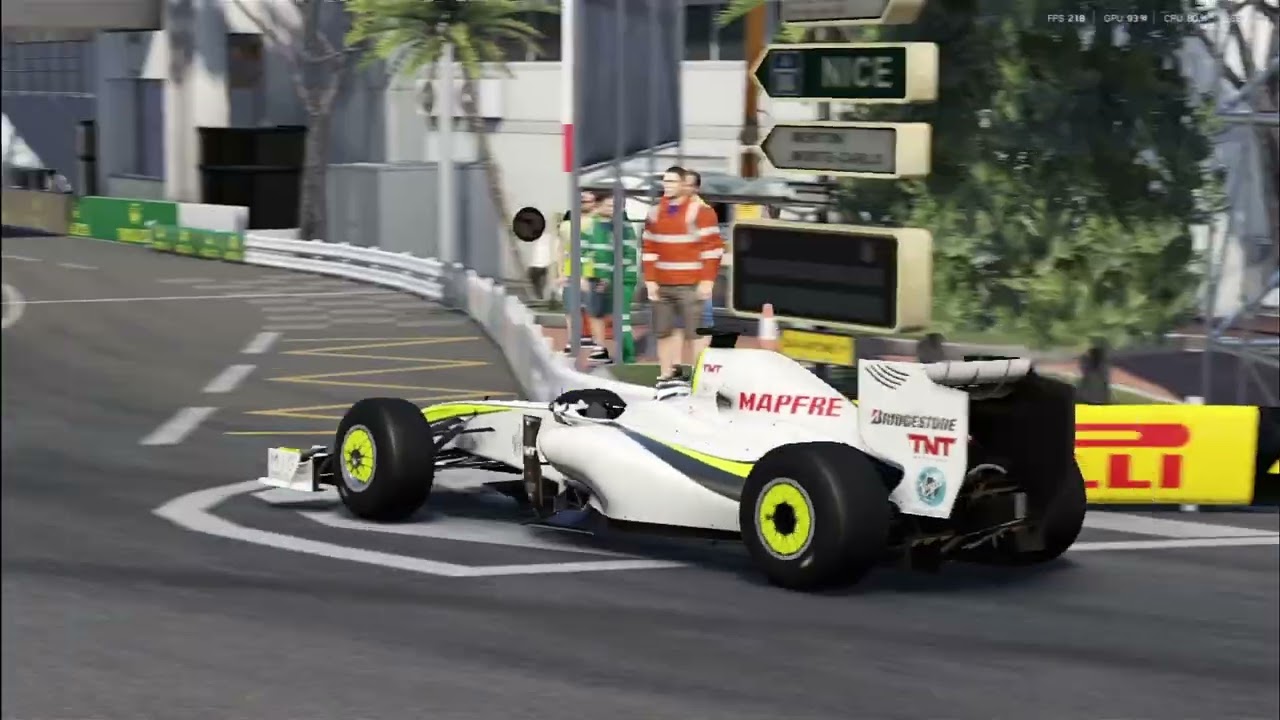 F1 19 - 2009 Brawn GP BGP-001 - Monaco - 44th [Time Trial]