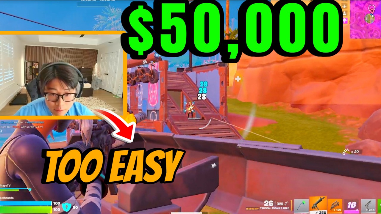Khanada COMPETES in the $50K No Builds Tournament