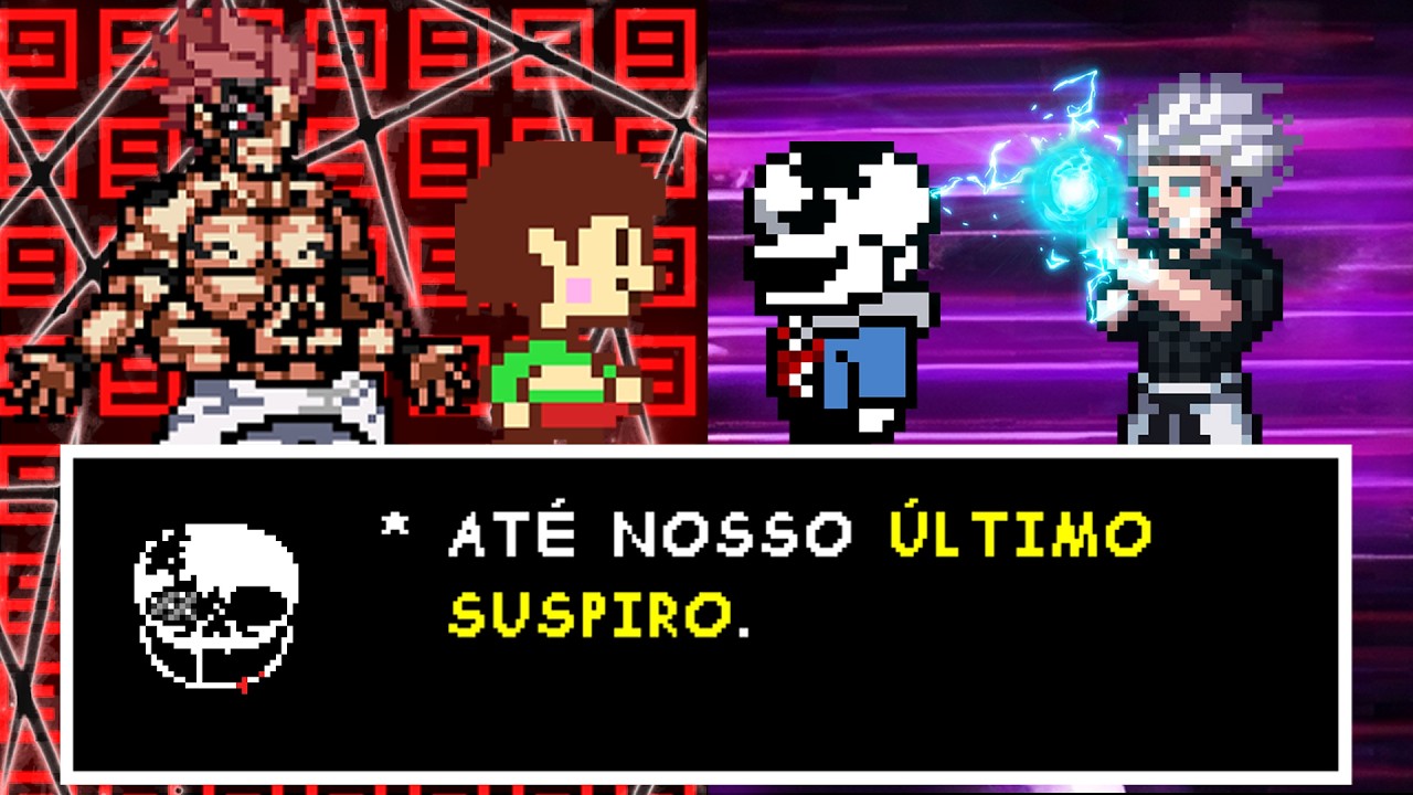 Gojo vs Sukuna, mas é Undertale Last Breath