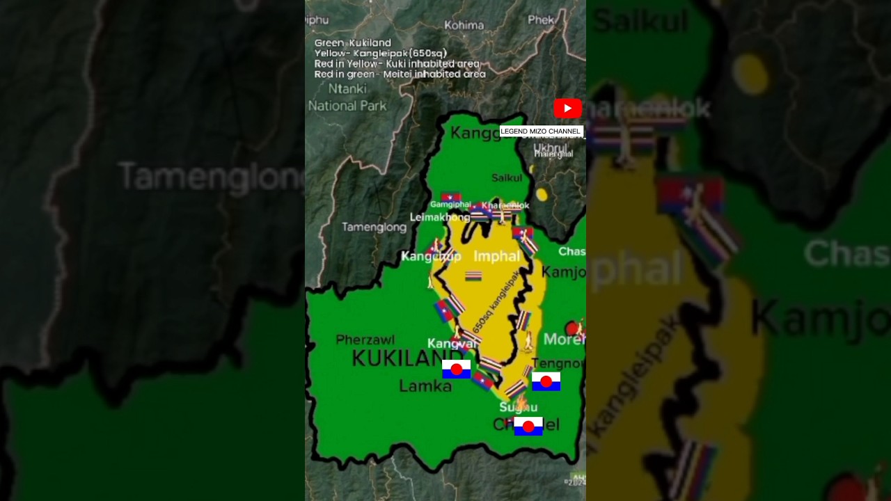 Google mapping India state Manipur war edit 💥 #kuki #mizo #kukiland #mizoram