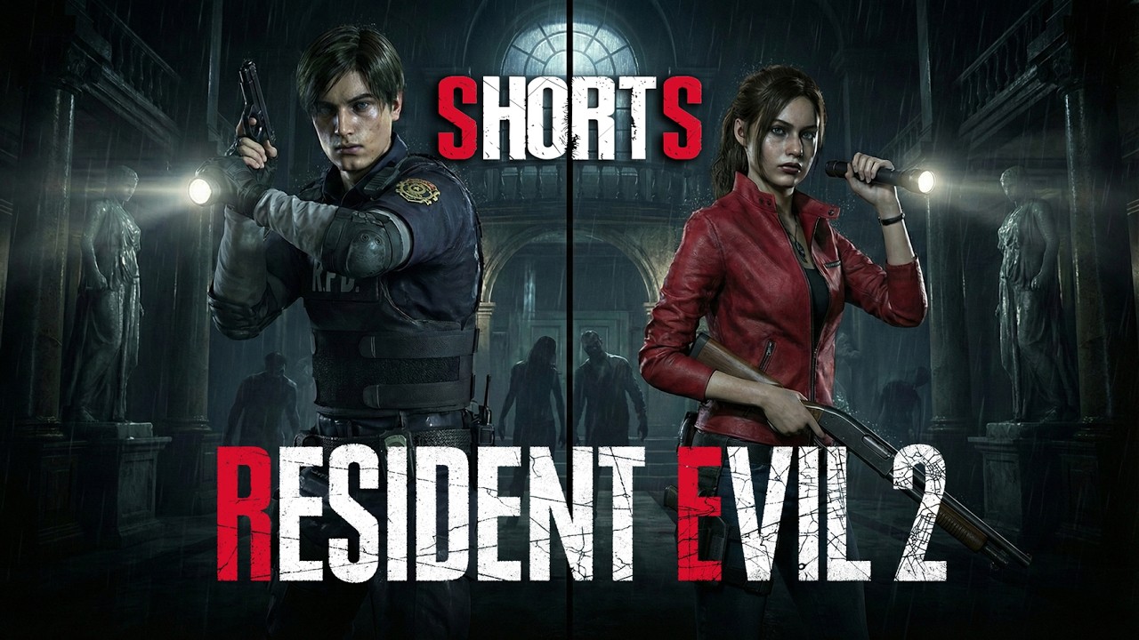 Первый День Офицера Полиции в Resident Evil 2, Стрим Shorts