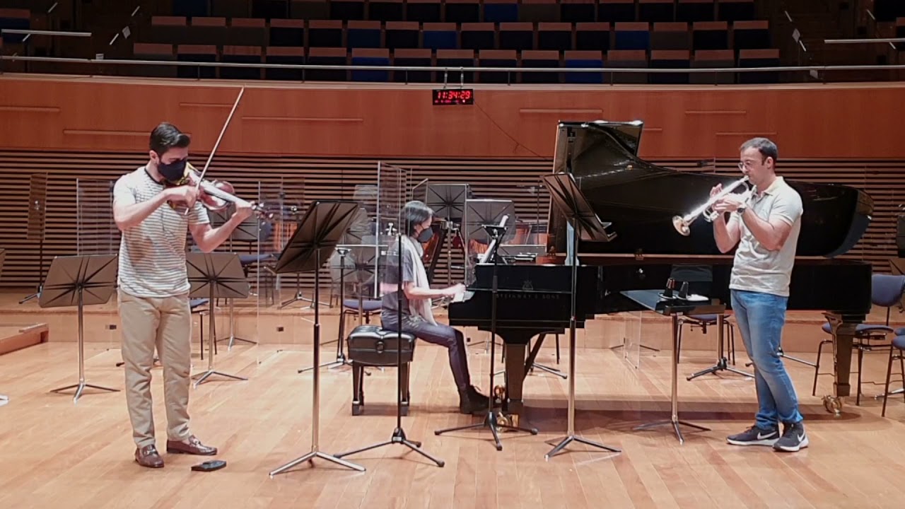 Ewazen: 2nd mov. of Trio for trumpet, violin and piano