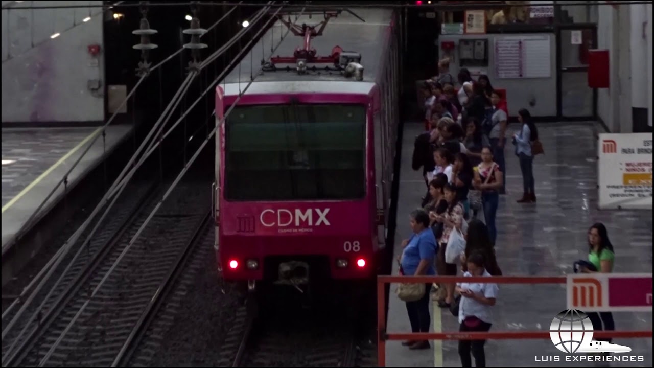 BREVE RECORRIDO ESTACIÓN PANTITLAN DE LINEA A METRO FERREO