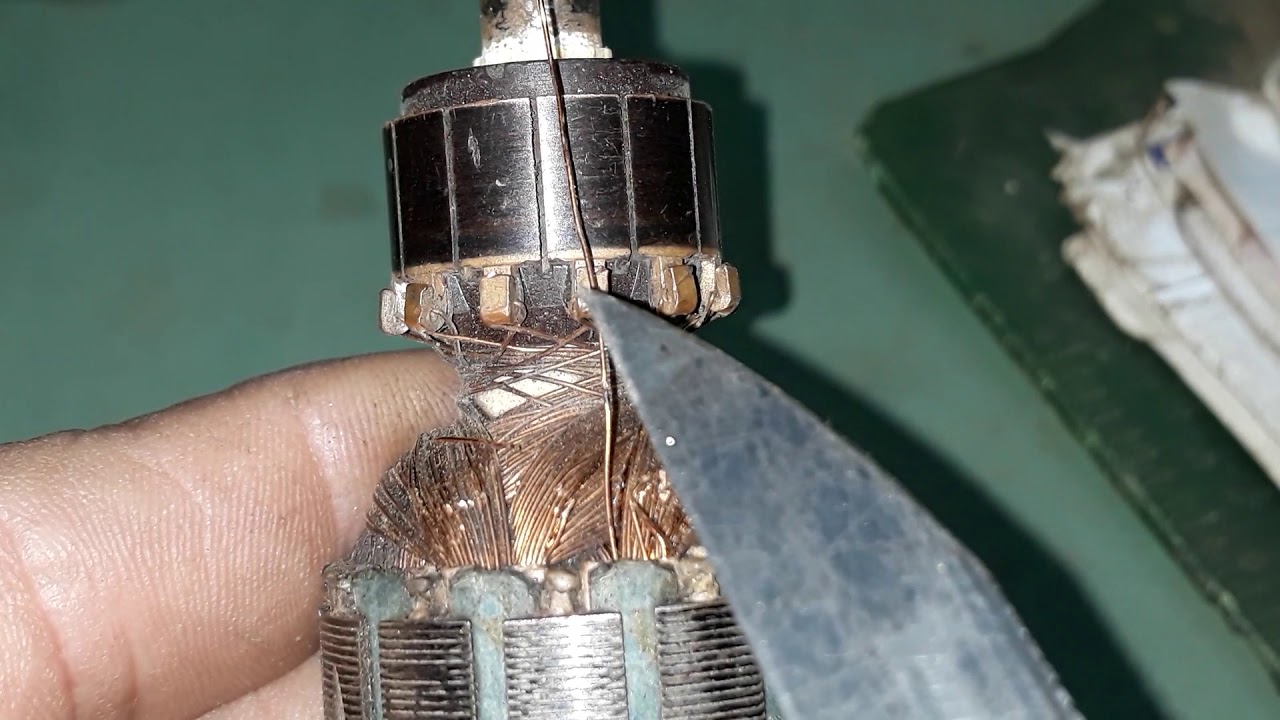 Retirando esquema de induzido 12 lâminas, 12 bobinas