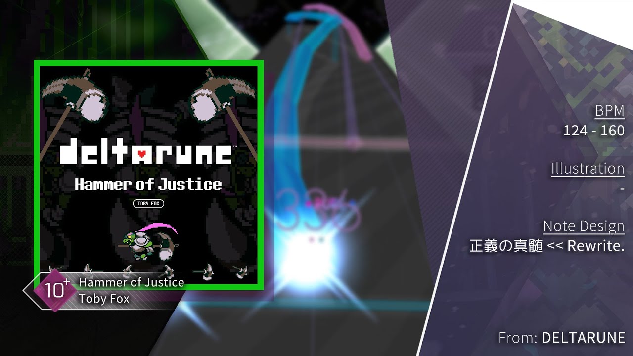 [Arcaea Fanmade] Toby Fox - Hammer of Justice (Future 10+)