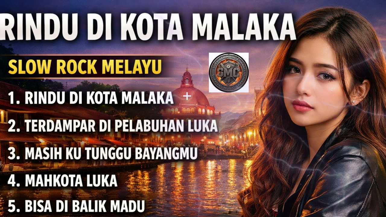 SLOW ROCK MELAYU 🔥 Lagu Waktu Kerja, Perjalanan, Cafe, Santai & Galau