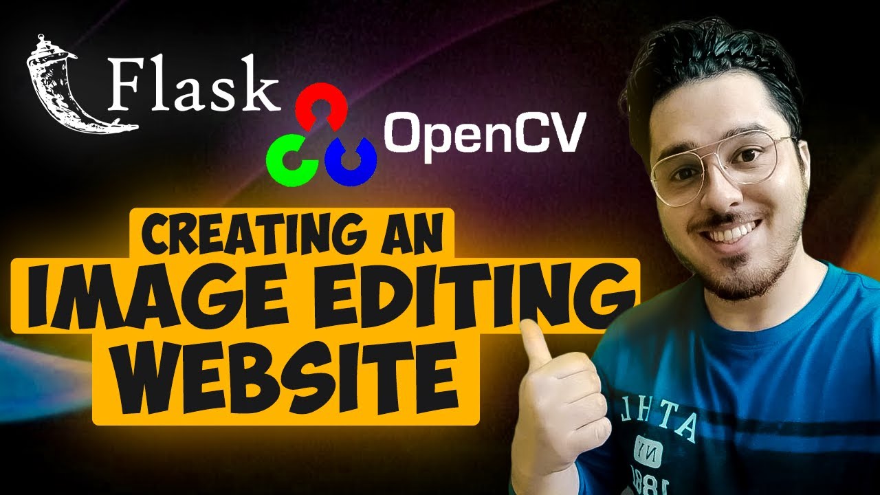 Image Editing Website using Python Flask and OpenCV