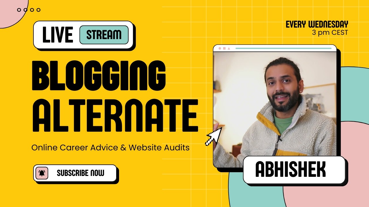 Blogging Alternatives & Website Live Audits