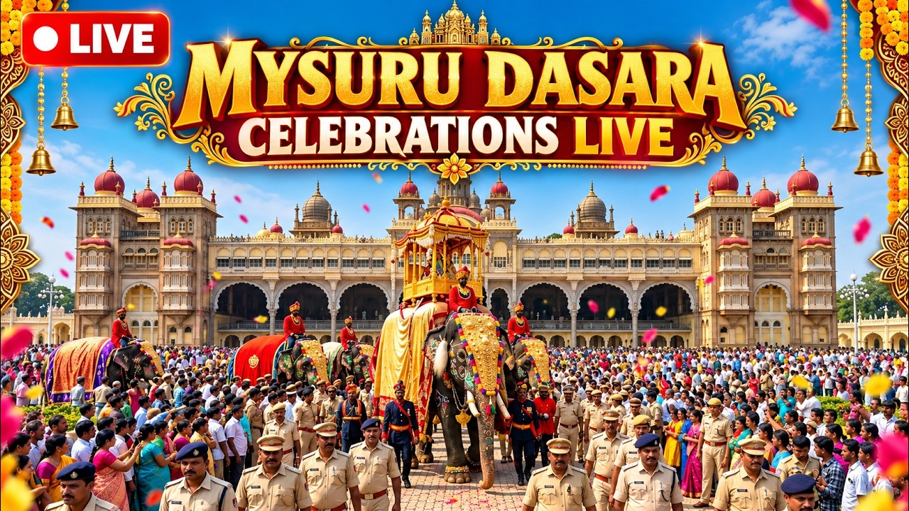 Mysuru Dasara 2026 LIVE: Mysuru Dasara Jamboo Savari From Mysore Palace | Mysuru Jamboo Savari 2026